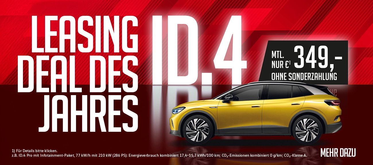 ID.4 Sonderleasing bis 26.05.2025