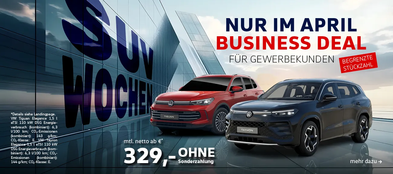 SUV Wochen Tiguan & Tayron