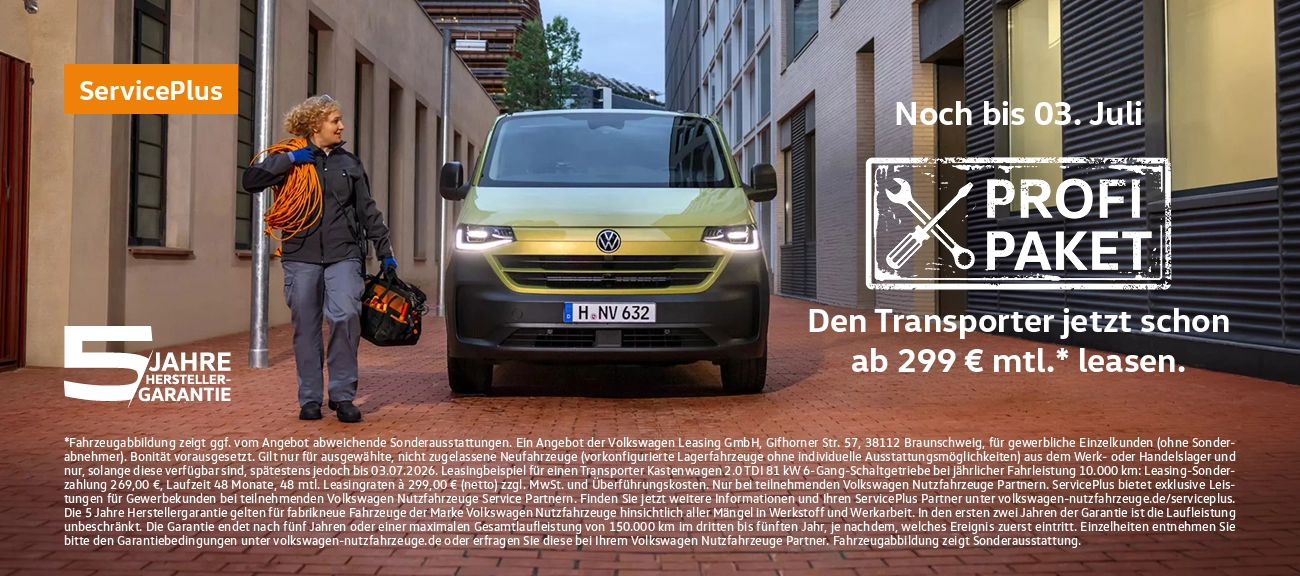 transporter profi paket