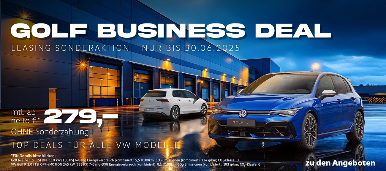 VW Golf Sportwochen Gewerbeleasing