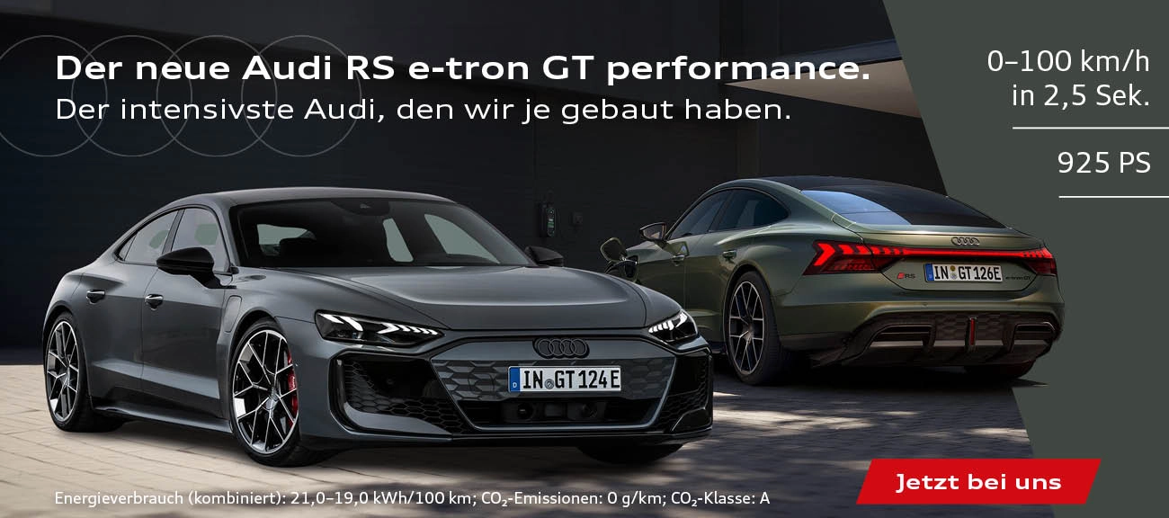 Slider Audi RS e-tron GT performance