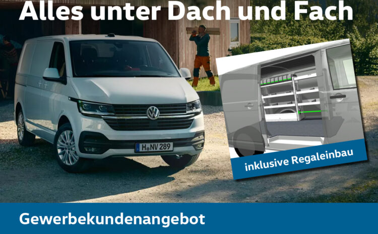  T6.1 Kastenwagen inkl. Regaleinbau