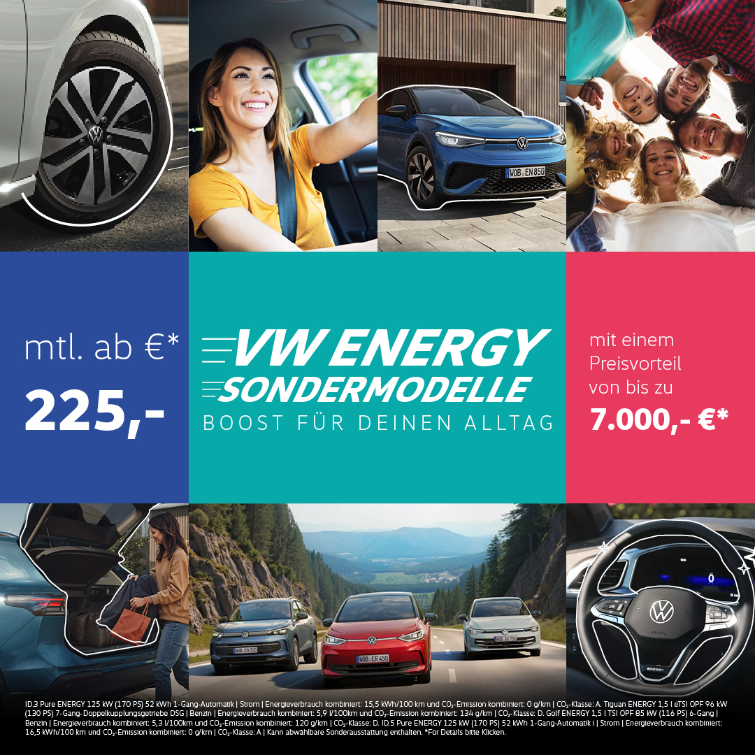 VW ENERGY Sondermodelle
