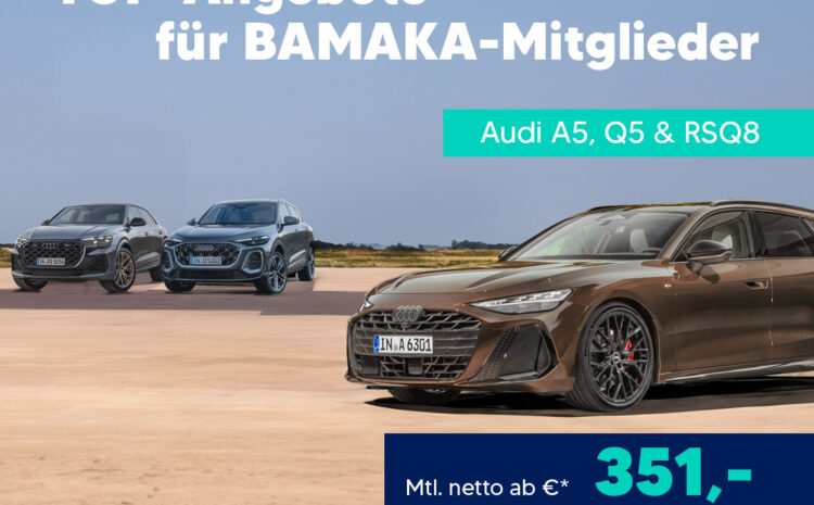  TOP-Angebote für BAMAKA-Mitglieder