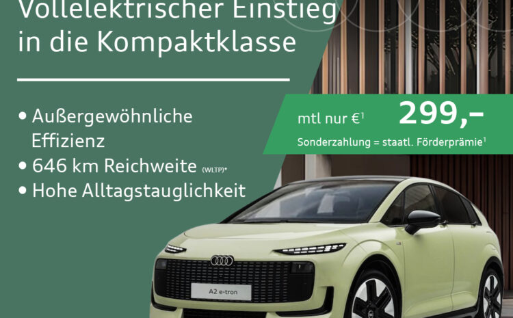  Der neue Audi A2 e-tron