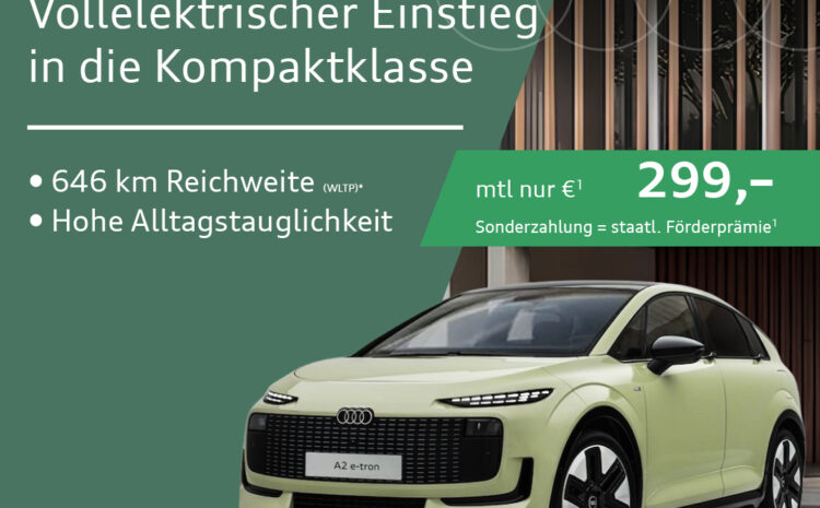  Der neue Audi A2 e-tron